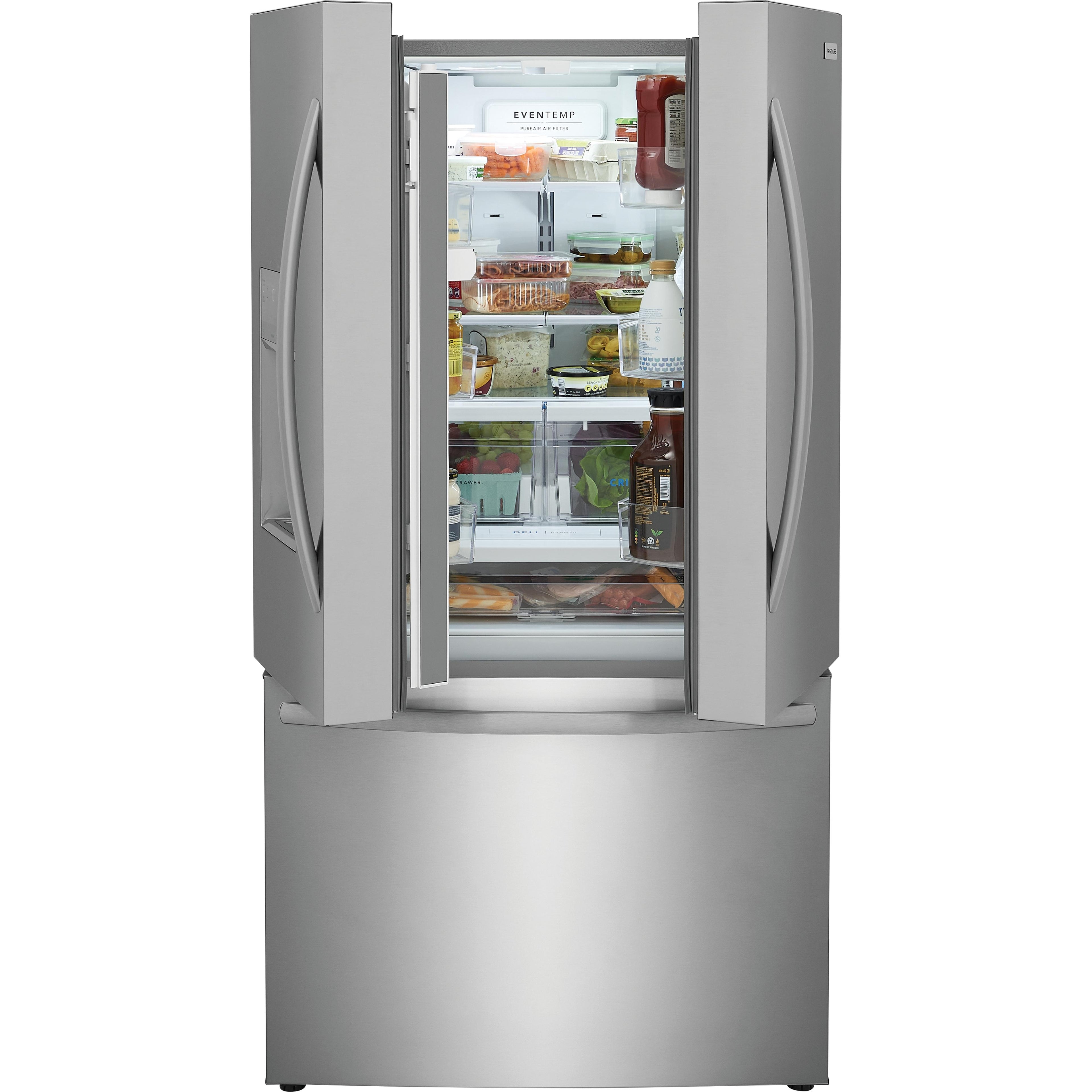  Frigidaire 36-inch, 22.6 cu. ft. French 3-Door Refrigerator with Dispenser FRFC2323AS IMAGE 4