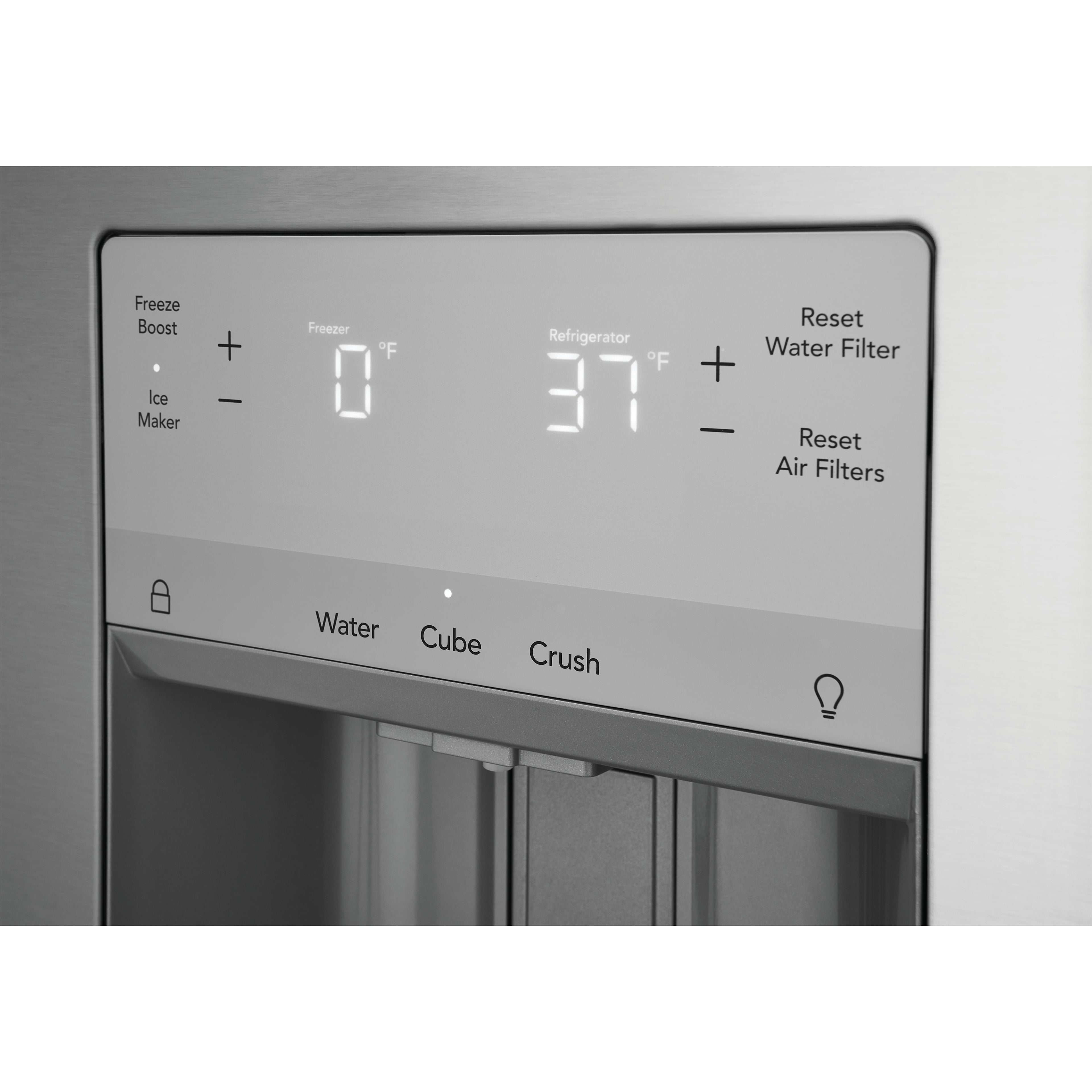  Frigidaire 36-inch, 22.6 cu. ft. French 3-Door Refrigerator with Dispenser FRFC2323AS IMAGE 5