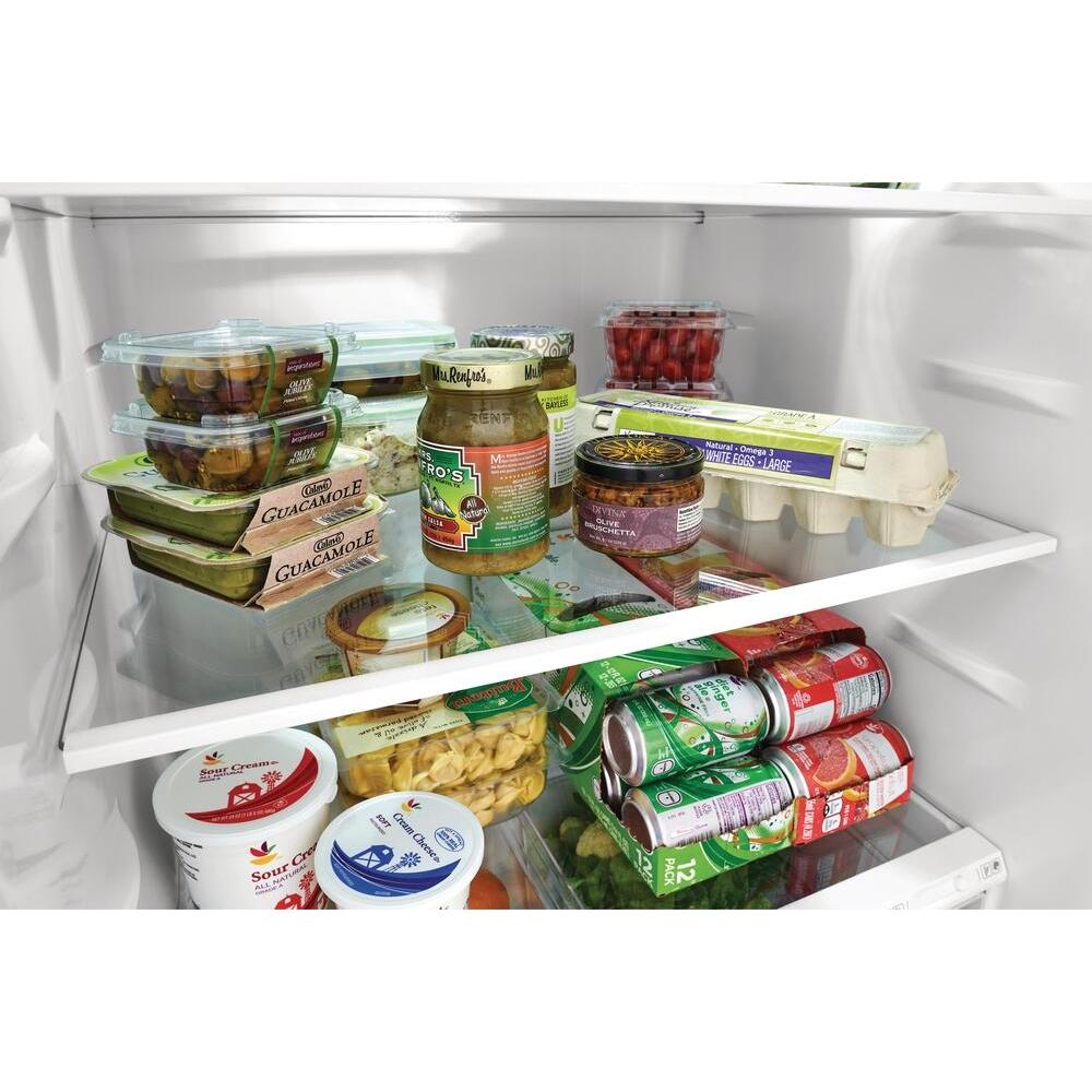  Frigidaire 28-inch, 17.6 cu.ft. Freestanding Top Freezer Refrigerator with LED Lighting FFHT1822UW IMAGE 9