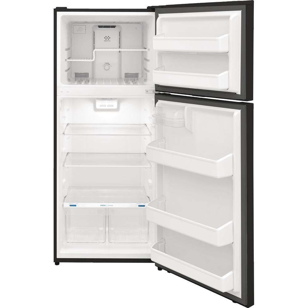 Frigidaire 28-inch, 17.6 cu.ft. Freestanding Top Freezer Refrigerator with LED Lighting FFHT1822UB IMAGE 4
