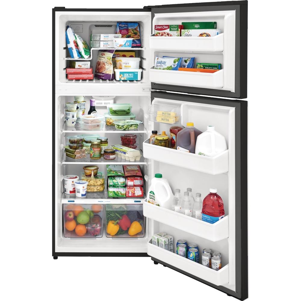  Frigidaire 28-inch, 17.6 cu.ft. Freestanding Top Freezer Refrigerator with LED Lighting FFHT1822UB IMAGE 5