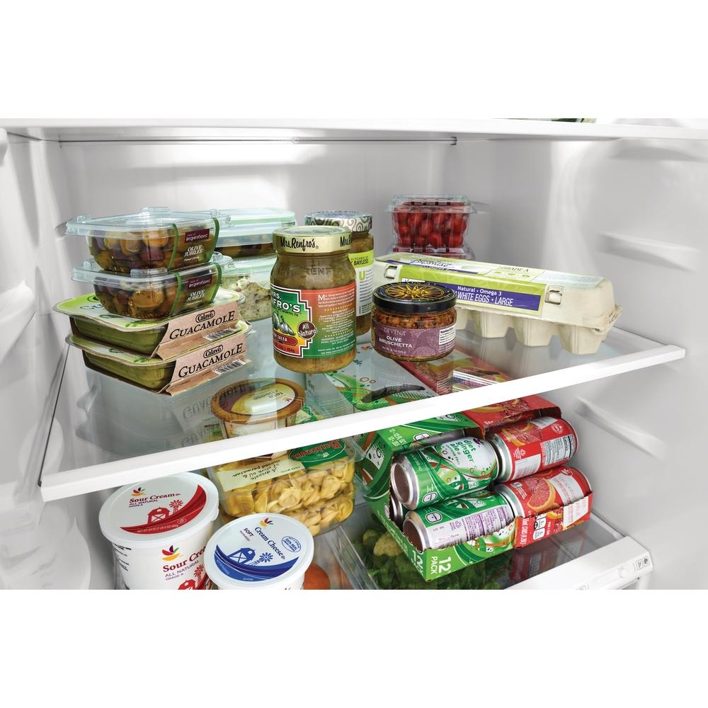  Frigidaire 28-inch, 17.6 cu.ft. Freestanding Top Freezer Refrigerator with LED Lighting FFHT1822UB IMAGE 6
