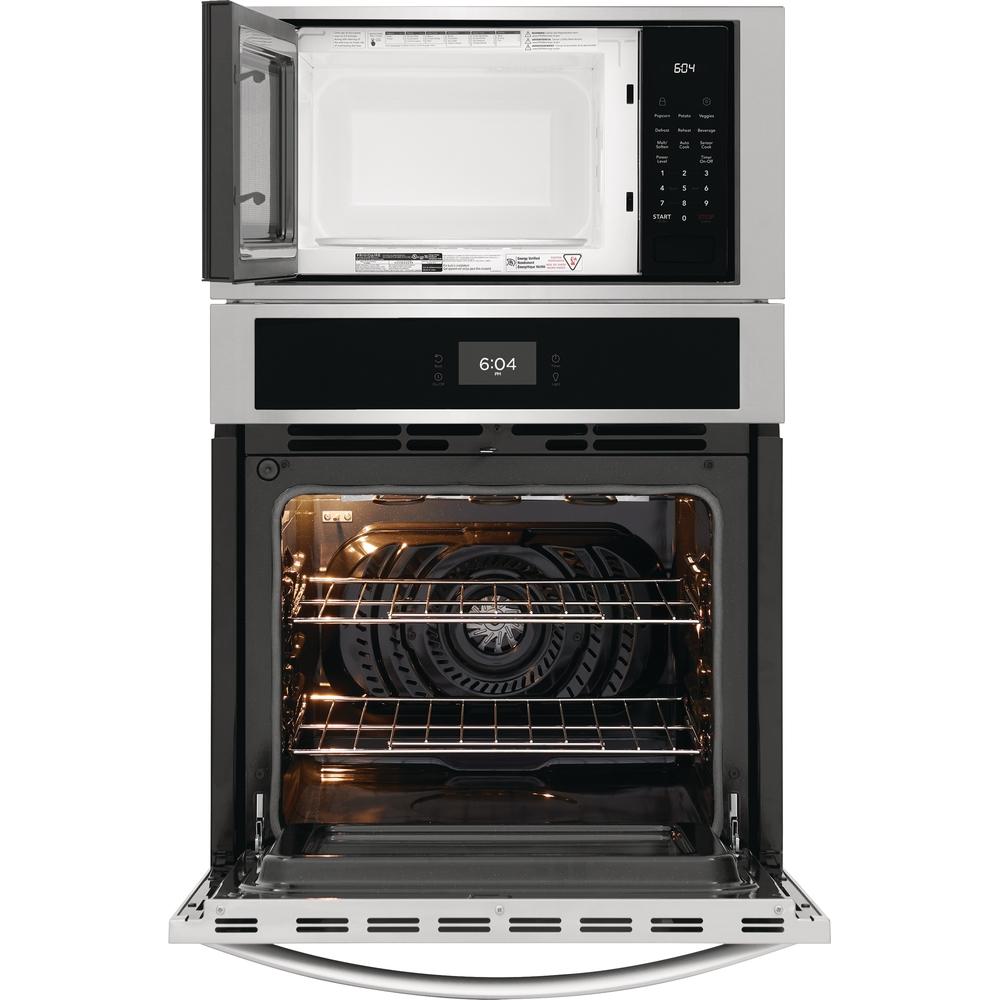  Frigidaire 27-inch built-in Microwave Combination Wall Oven with Convection Technology FCWM2727AS IMAGE 4