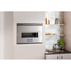  Monogram 30-inch, 1.23 cu.ft. Built-in Single Wall Oven with Wi-Fi Connectivity ZEP30FRSS IMAGE 3