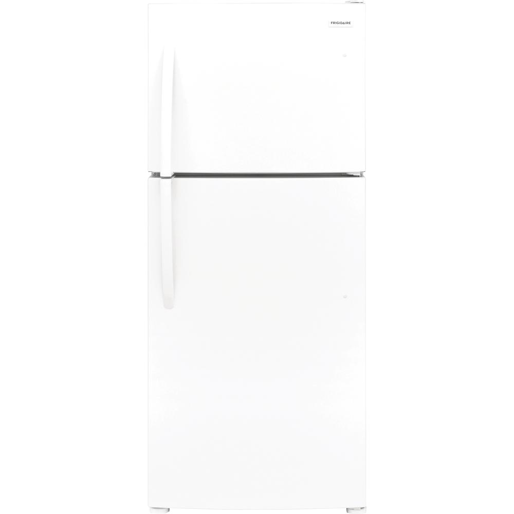  Frigidaire 28-inch, 18 cu.ft. Freestanding Top Freezer Refrigerator with Automatic Defrost FFHT1820VW IMAGE 1