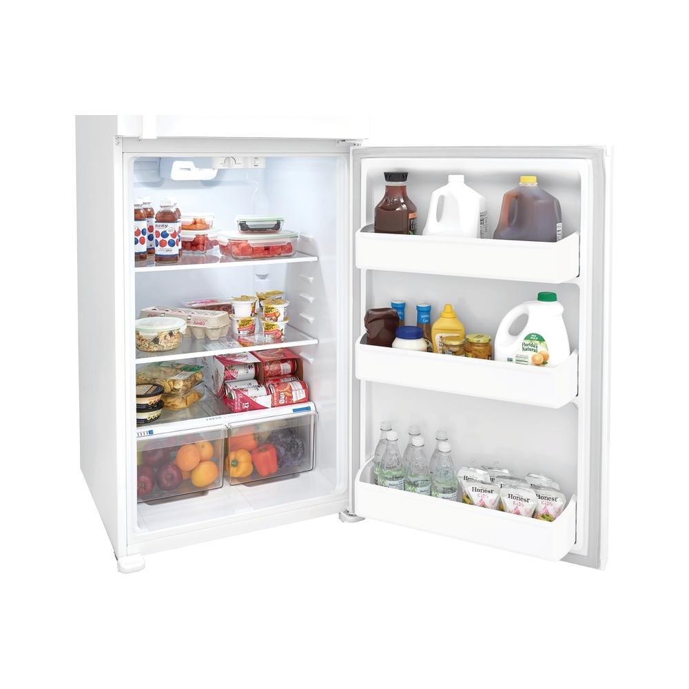  Frigidaire 28-inch, 18 cu.ft. Freestanding Top Freezer Refrigerator with Automatic Defrost FFHT1820VW IMAGE 7