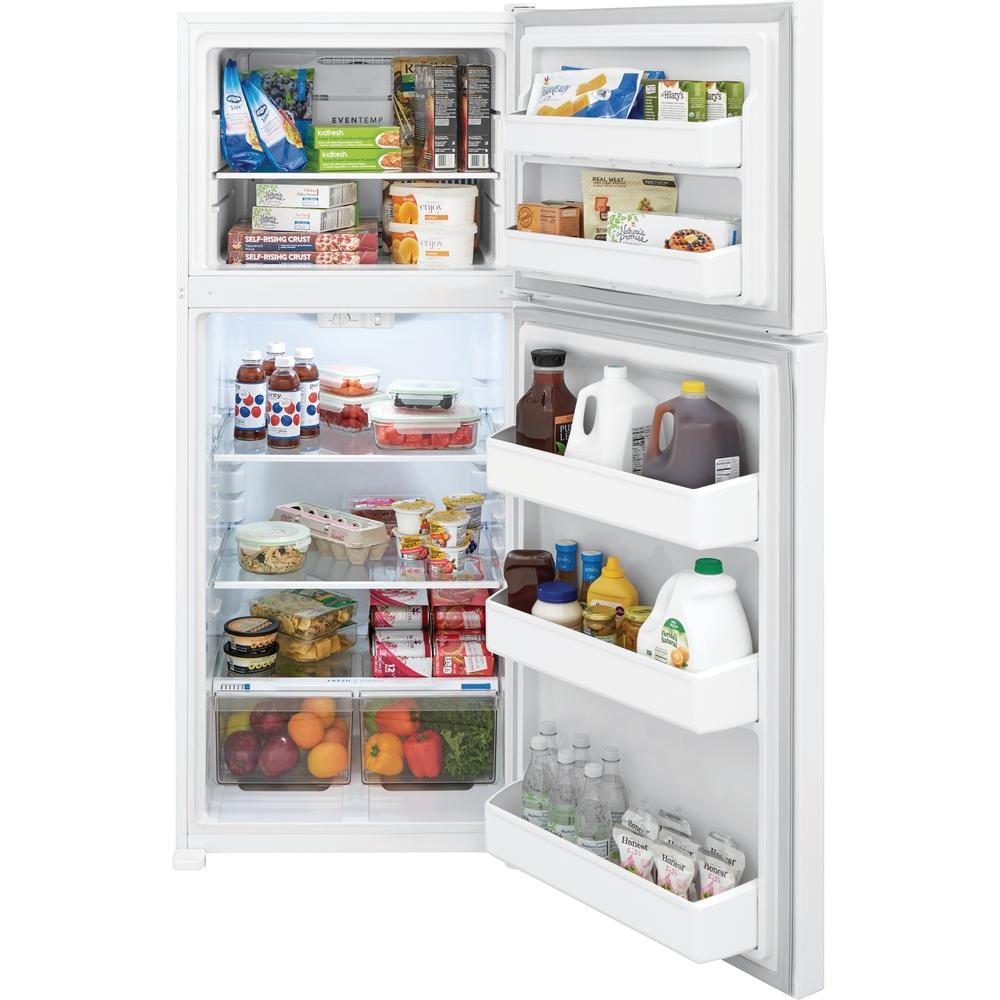  Frigidaire 28-inch, 18 cu.ft. Freestanding Top Freezer Refrigerator with Automatic Defrost FFHT1820VW IMAGE 9