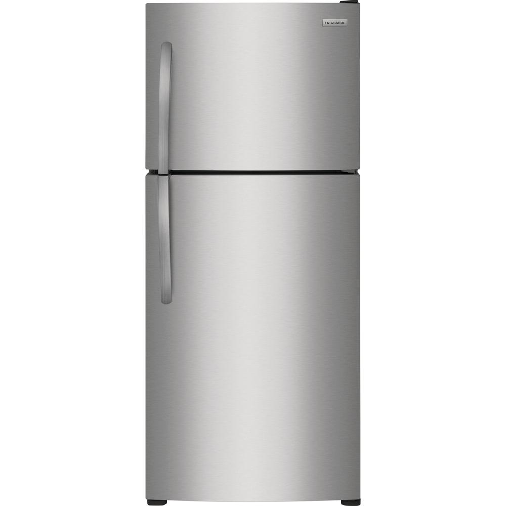 Frigidaire 28-inch, 18 cu.ft. Freestanding Top Freezer Refrigerator with Automatic Defrost FFHT1820VS IMAGE 1