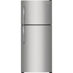  Frigidaire 28-inch, 18 cu.ft. Freestanding Top Freezer Refrigerator with Automatic Defrost FFHT1820VS IMAGE 1