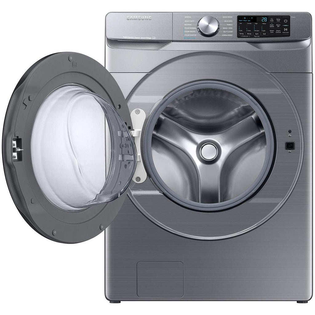  Samsung 5.2 cu.ft. Front Loading Washer with Wi-Fi Connectivity WF45B6300AP/AC IMAGE 2