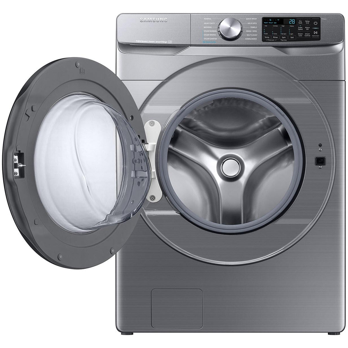  Samsung 5.2 cu.ft. Front Loading Washer with Wi-Fi Connectivity WF45B6300AP/AC IMAGE 2