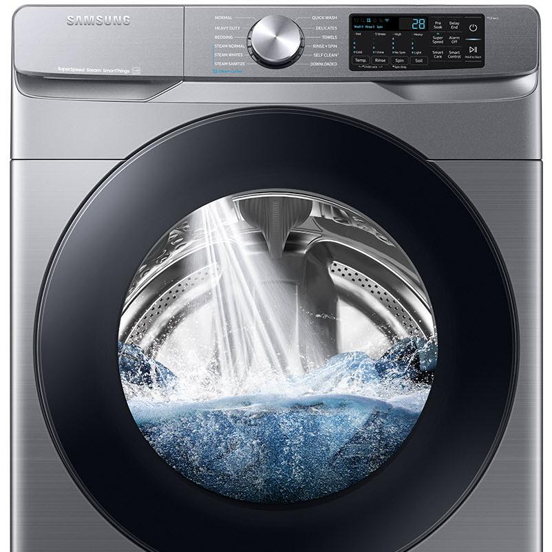 Samsung 5.2 cu.ft. Front Loading Washer with Wi-Fi Connectivity WF45B6300AP/AC IMAGE 7