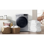  Samsung 5.2 cu.ft. Front Loading Washer with Wi-Fi Connectivity WF45B6300AP/AC IMAGE 9