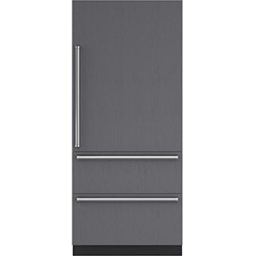  Sub-Zero 36-inch Built-in Bottom Freezer Refrigerator with Ice Maker DET3650CI/R IMAGE 1