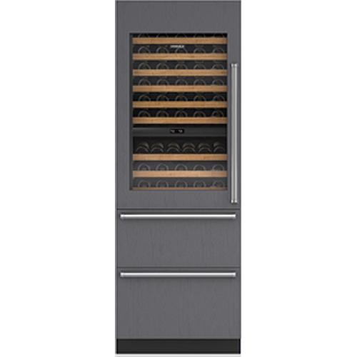  Sub-Zero 30-inch Refrigerator Drawers and Wine Storage DET3050WR/L IMAGE 1