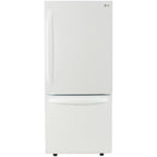  LG 30-inch, 22.1 cu.ft. Freestanding Bottom Freezer Refrigerator with Multi-Air Flow System LRDNS2200W IMAGE 1