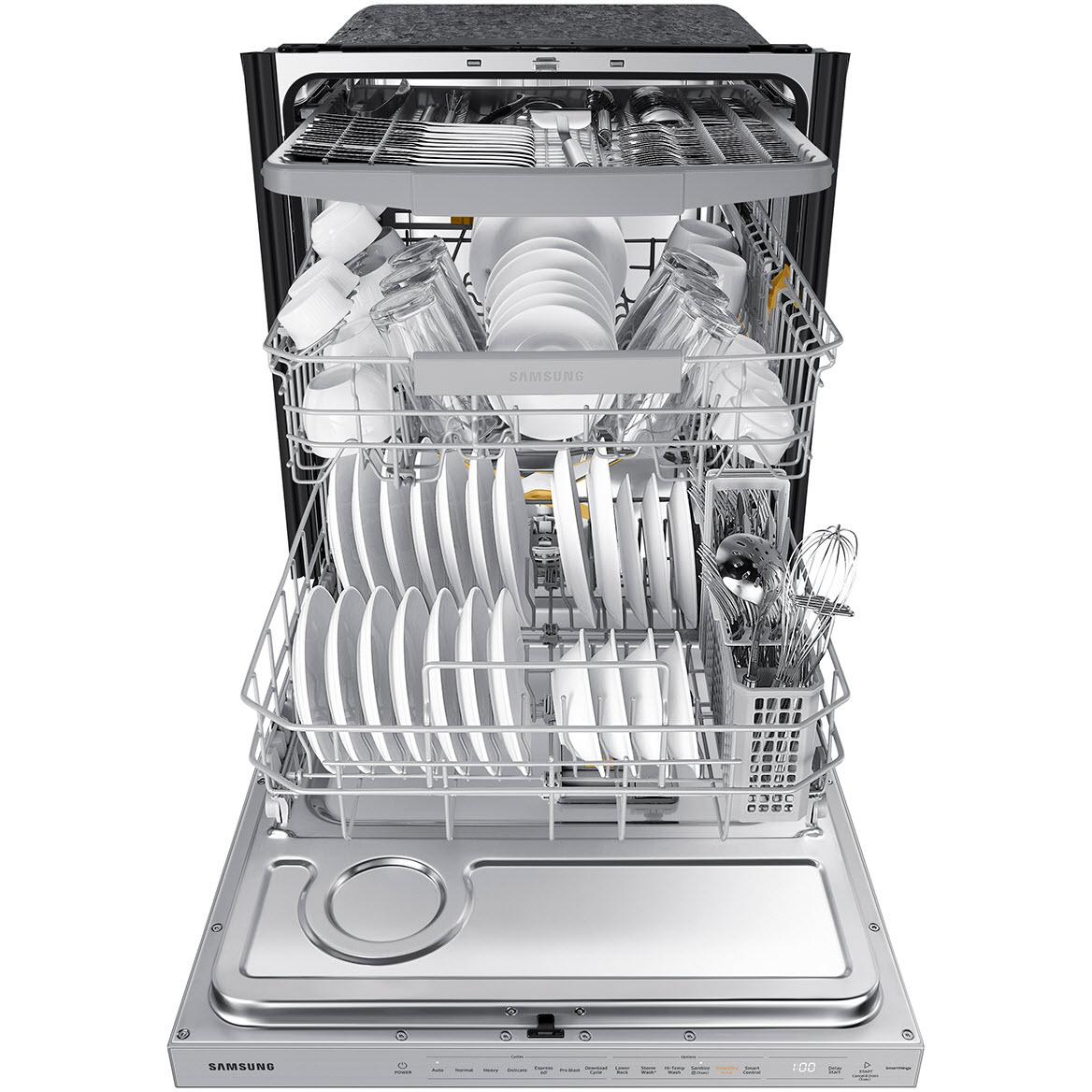  Samsung Bespoke 24-inch Built-in Dishwasher with Wi-Fi Connectivity DW80B7070AP/AC IMAGE 6