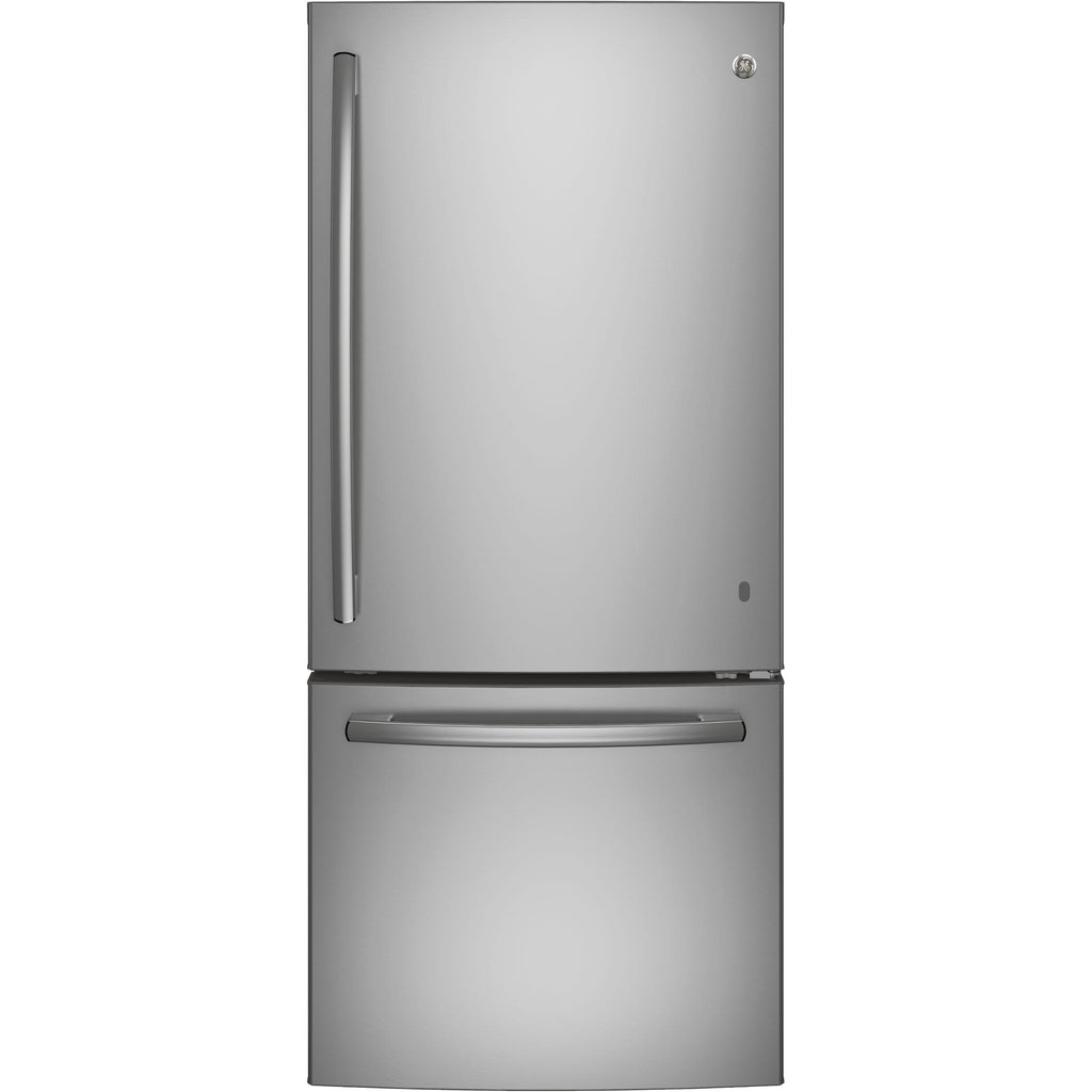  GE 20.9 cu. ft. Bottom Mount Refrigerator with LED Lighting GDE21DYRKFS IMAGE 1