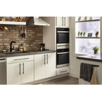  Whirlpool 24-inch, 5.8 cu. ft.  Double Wall Oven with True Convection Technology WOD52ES4MZ IMAGE 8