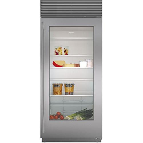 Sub-Zero 36-inch Built-in All Refrigerator with Glass Door CL3650RG/S/P/R IMAGE 1