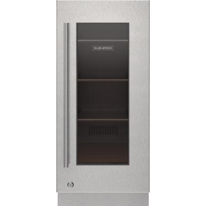  Sub-Zero Stainless Steel Glass Door Panel 9029163 IMAGE 1