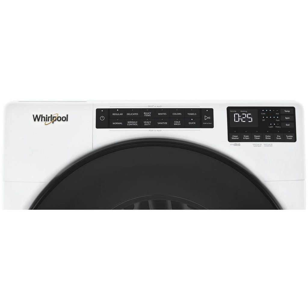  Whirlpool 5.2 cu. ft. Front Loading Washer with Sanitize Cycle WFW5605MW IMAGE 3