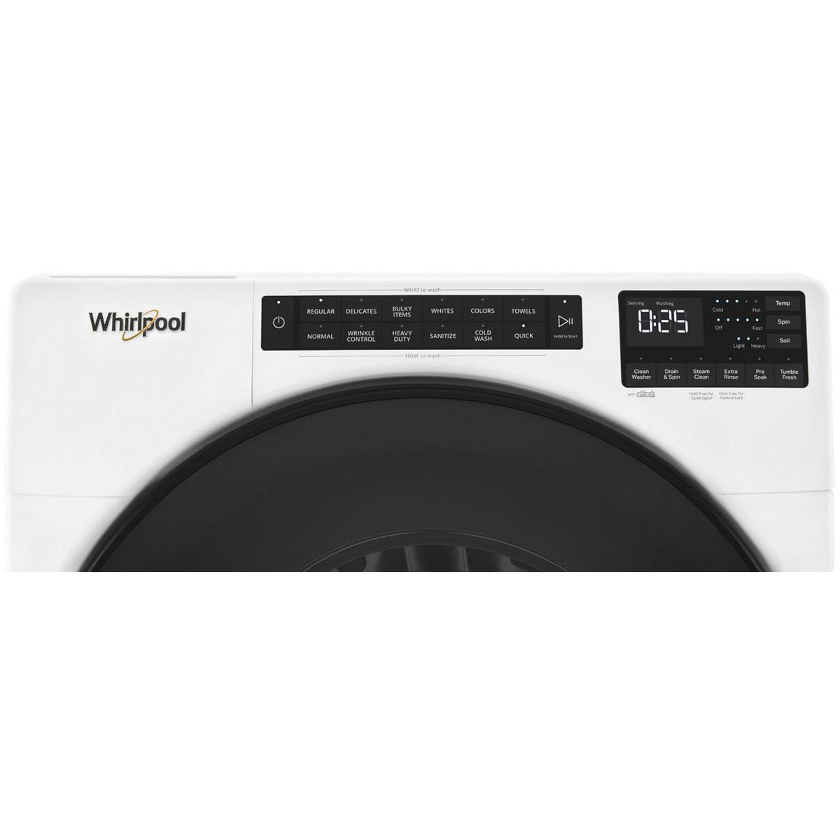  Whirlpool 5.2 cu. ft. Front Loading Washer with Sanitize Cycle WFW5605MW IMAGE 3