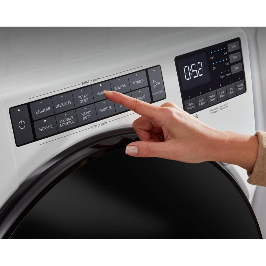  Whirlpool 5.2 cu. ft. Front Loading Washer with Sanitize Cycle WFW5605MW IMAGE 5