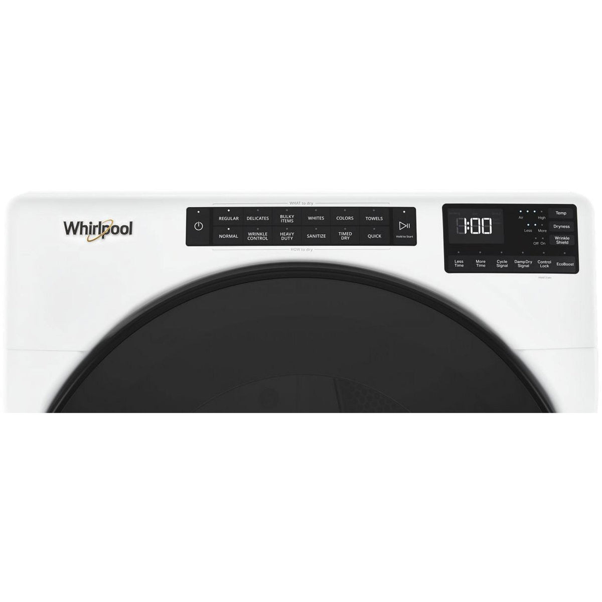  Whirlpool 7.4 cu. ft. Electric Dryer with Sanitize Cycle WED5605MW IMAGE 3