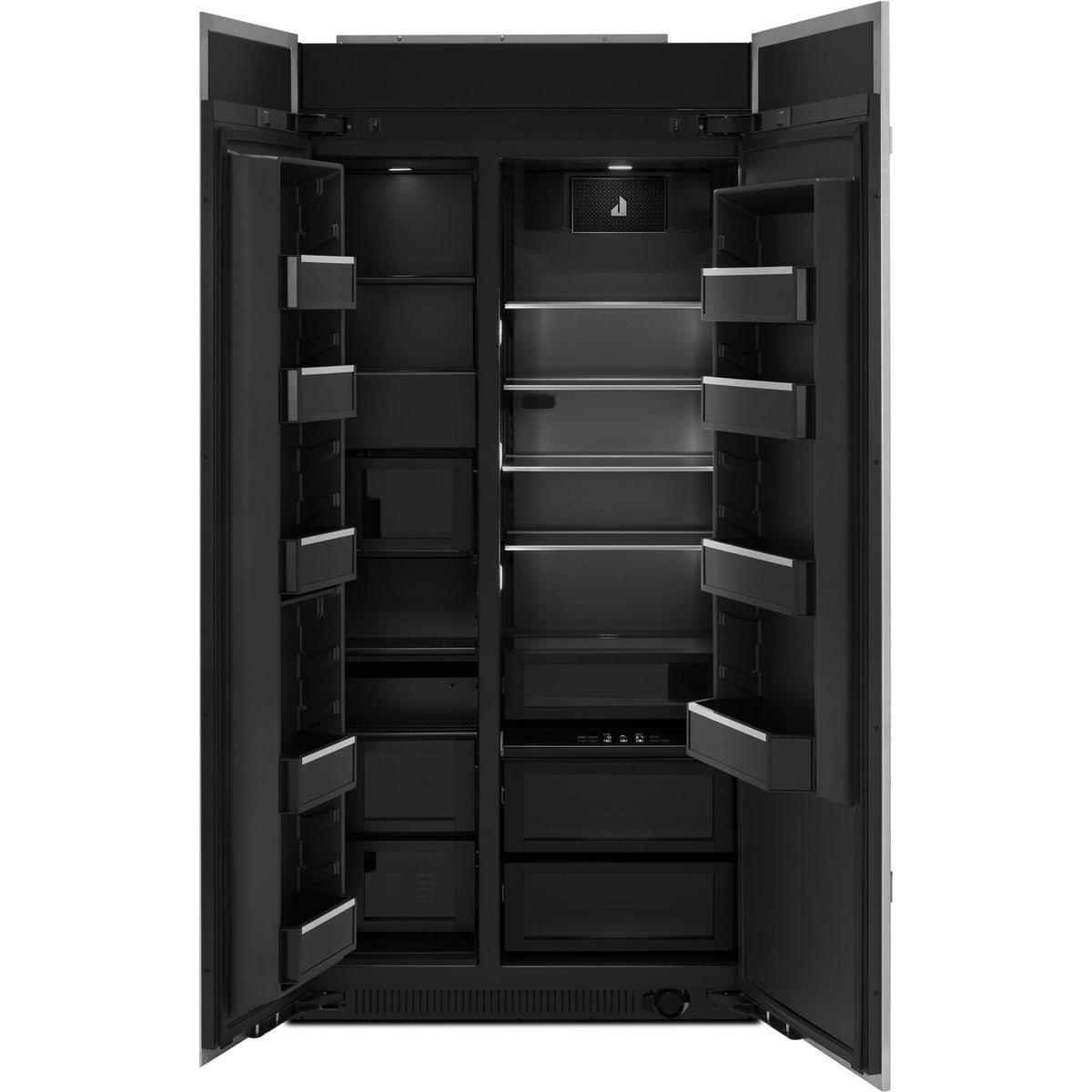  JennAir 42-inch 25.5 cu. ft. Side-by-Side Refrigerator with Internal Ice Maker JBSFS42NMX IMAGE 2
