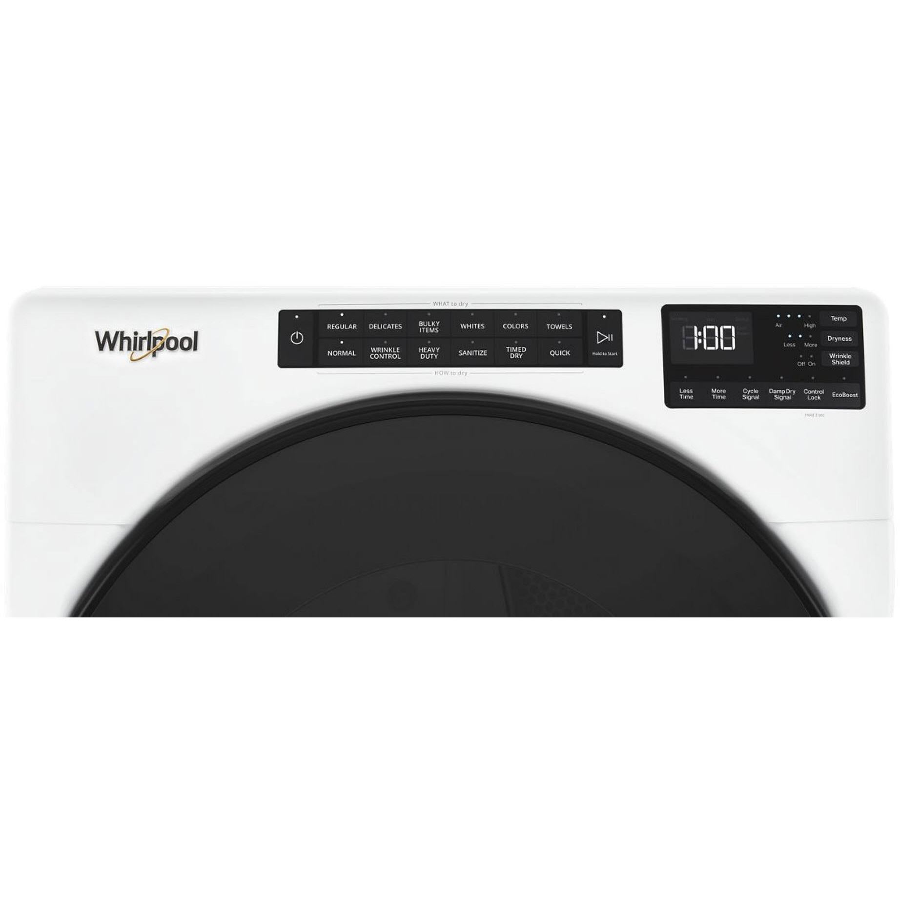  Whirlpool 7.4 cu. ft. Gas Dryer with Sanitize Cycle YWGD5605MW IMAGE 3