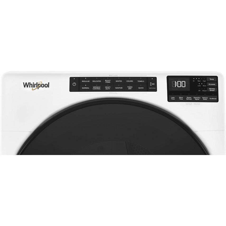  Whirlpool 7.4 cu. ft. Electric Dryer with EcoBoost™ Option WED6605MW IMAGE 4