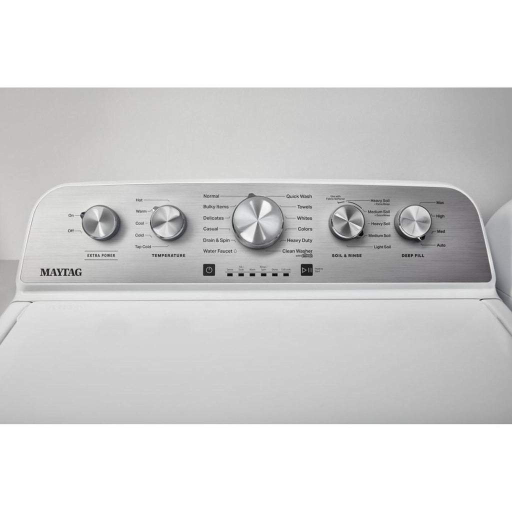  Maytag 5.2 cu. ft. Top Loading Washer with Power™ Agitator MVW5035MW IMAGE 3