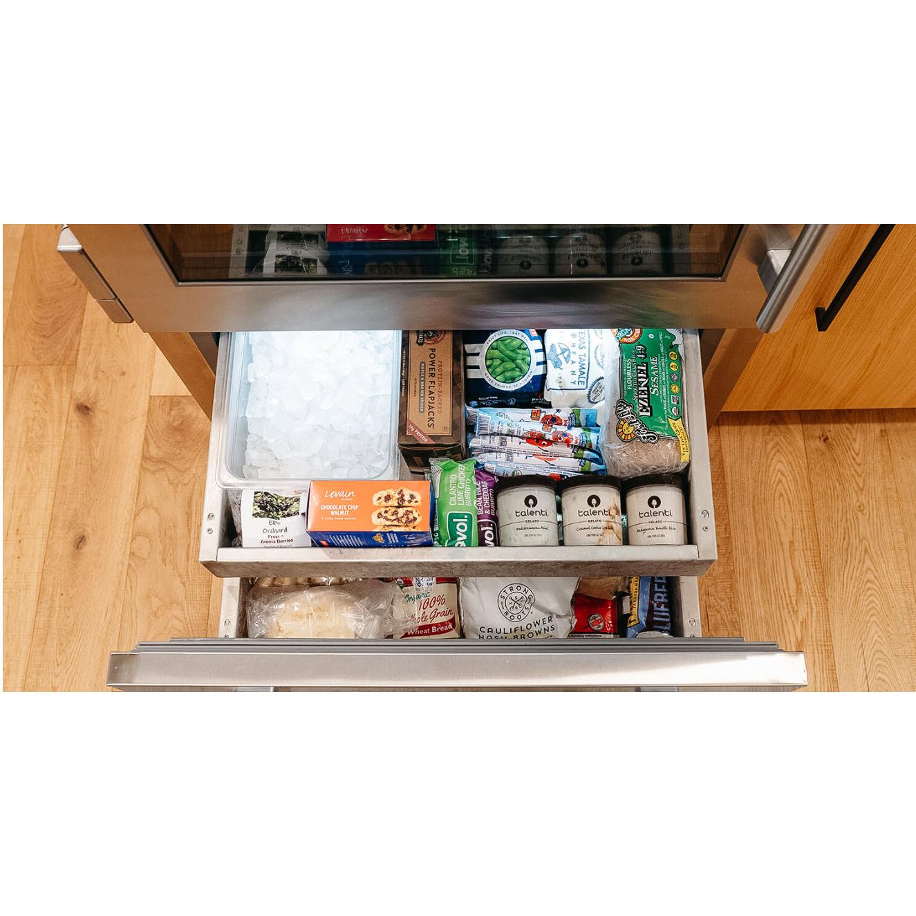  True Residential 36-inch, 22.6 cu. ft. Built-in Bottom Freezer Refrigerator with Ice Maker TR-36RBF-L-SG-A IMAGE 4