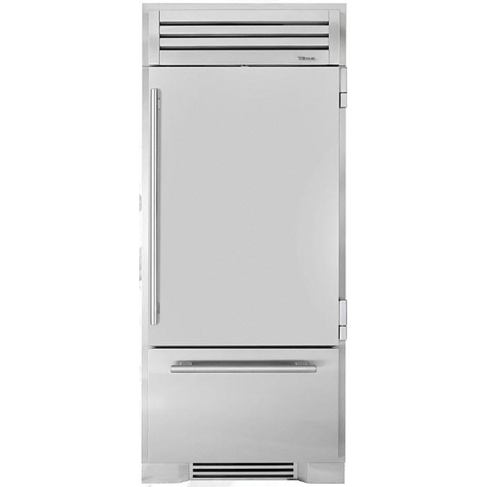  True Residential 36-inch, 22.6 cu. ft. Built-in Bottom Freezer Refrigerator with Ice Maker TR-36RBF-R-SS-A IMAGE 1