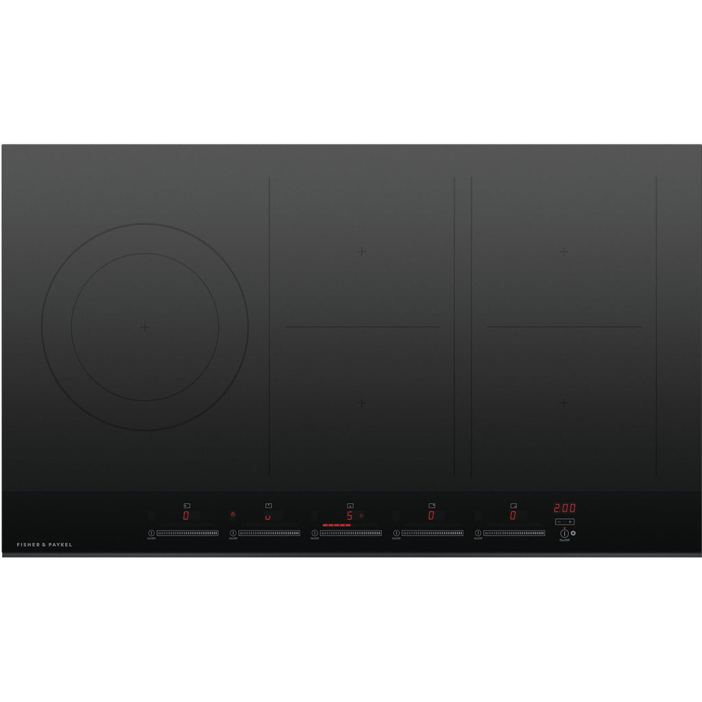  Fisher & Paykel 36-inch Built-in Electric Induction Cooktop with 5 Cooking zones CI365DTB4SP IMAGE 1