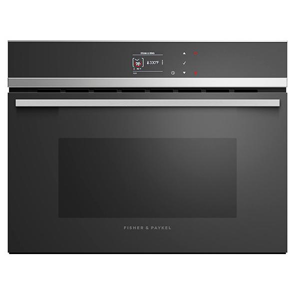  Fisher & Paykel 24-inch, 1.3 cu.ft. Built-in Single Speed Wall Oven with True Convection Technology OM24NDB1SP IMAGE 1