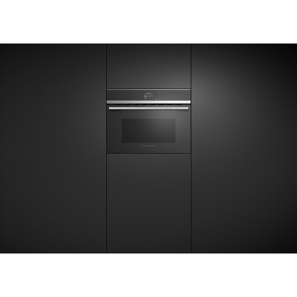  Fisher & Paykel 24-inch, 1.3 cu.ft. Built-in Single Speed Wall Oven with True Convection Technology OM24NDB1SP IMAGE 3