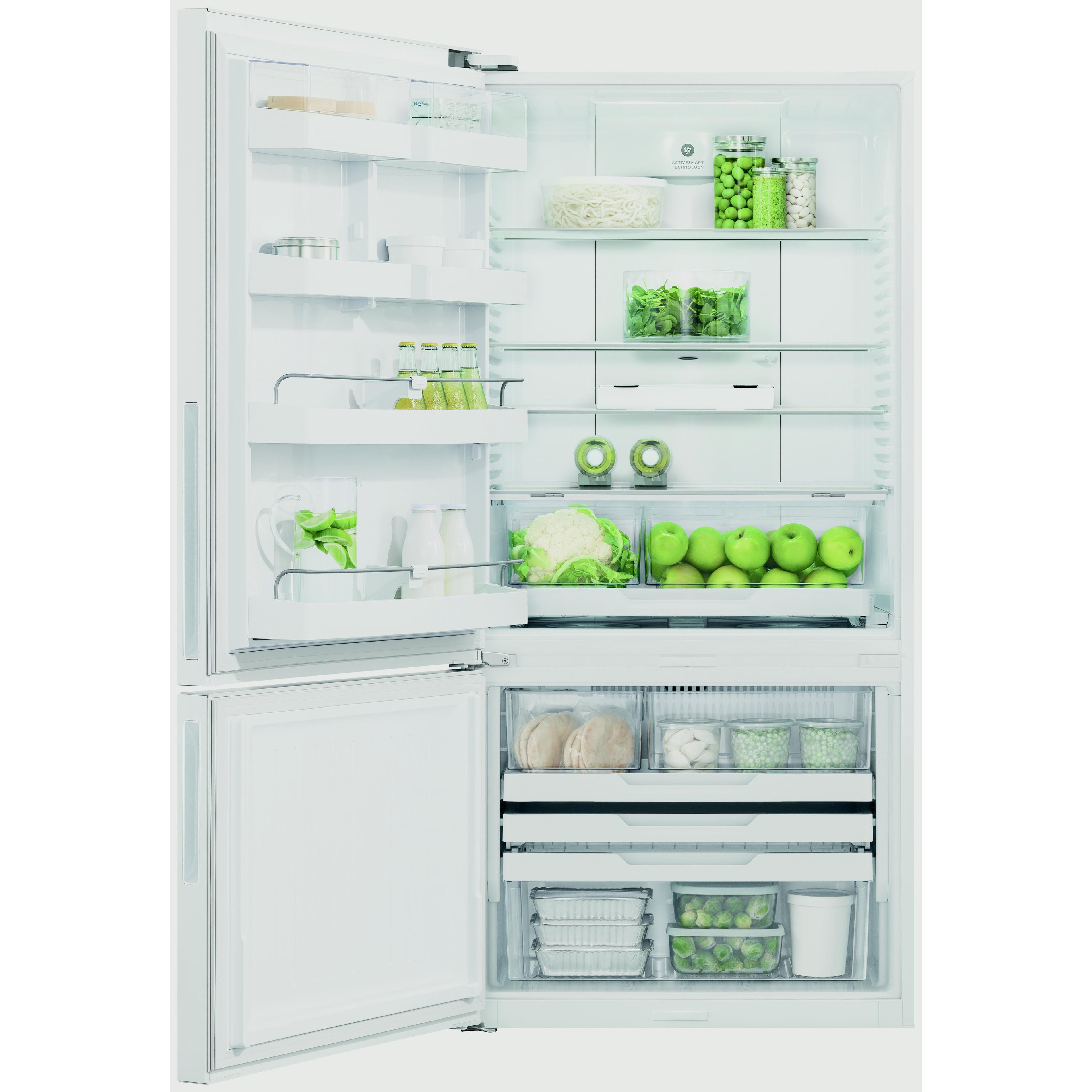  Fisher & Paykel 32-inch, 17.5 cu. ft. Counter-Depth Bottom Freezer Refrigerator RF170BLPW6NSP IMAGE 4