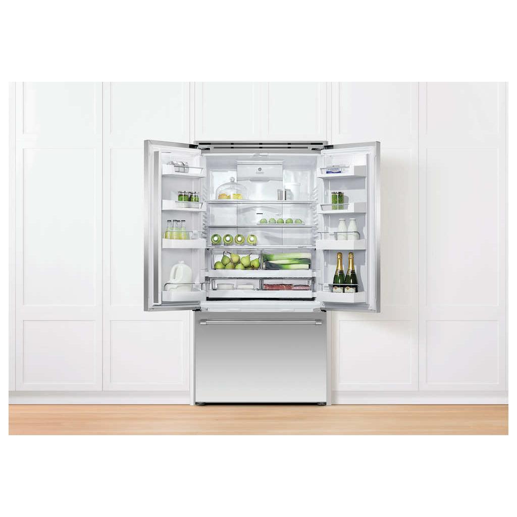  Fisher & Paykel 36-inch, 20.1 cu. ft. French 3-Door Refrigerator RF201ACUSX1NSP IMAGE 3