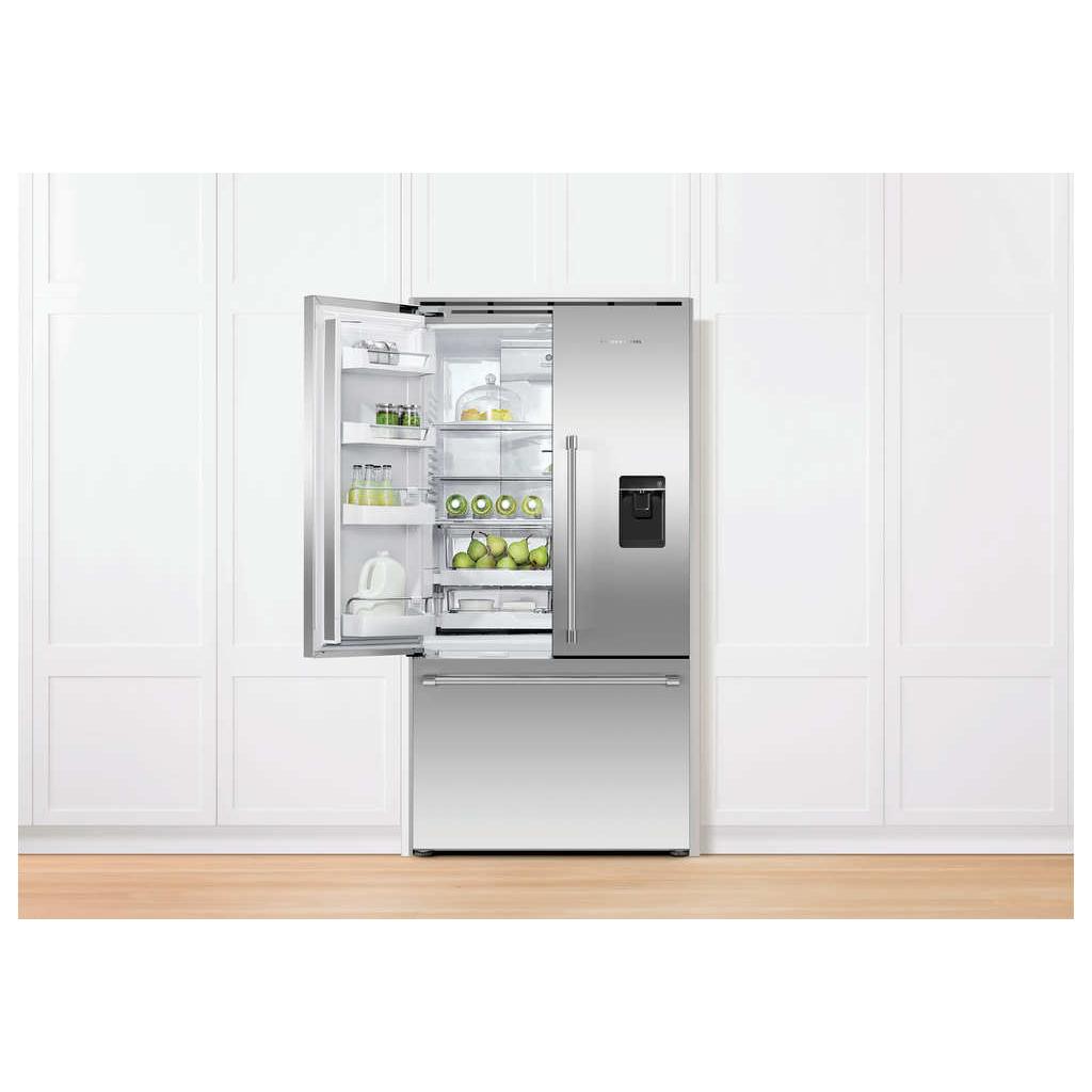  Fisher & Paykel 36-inch, 20.1 cu. ft. French 3-Door Refrigerator RF201ACUSX1NSP IMAGE 4