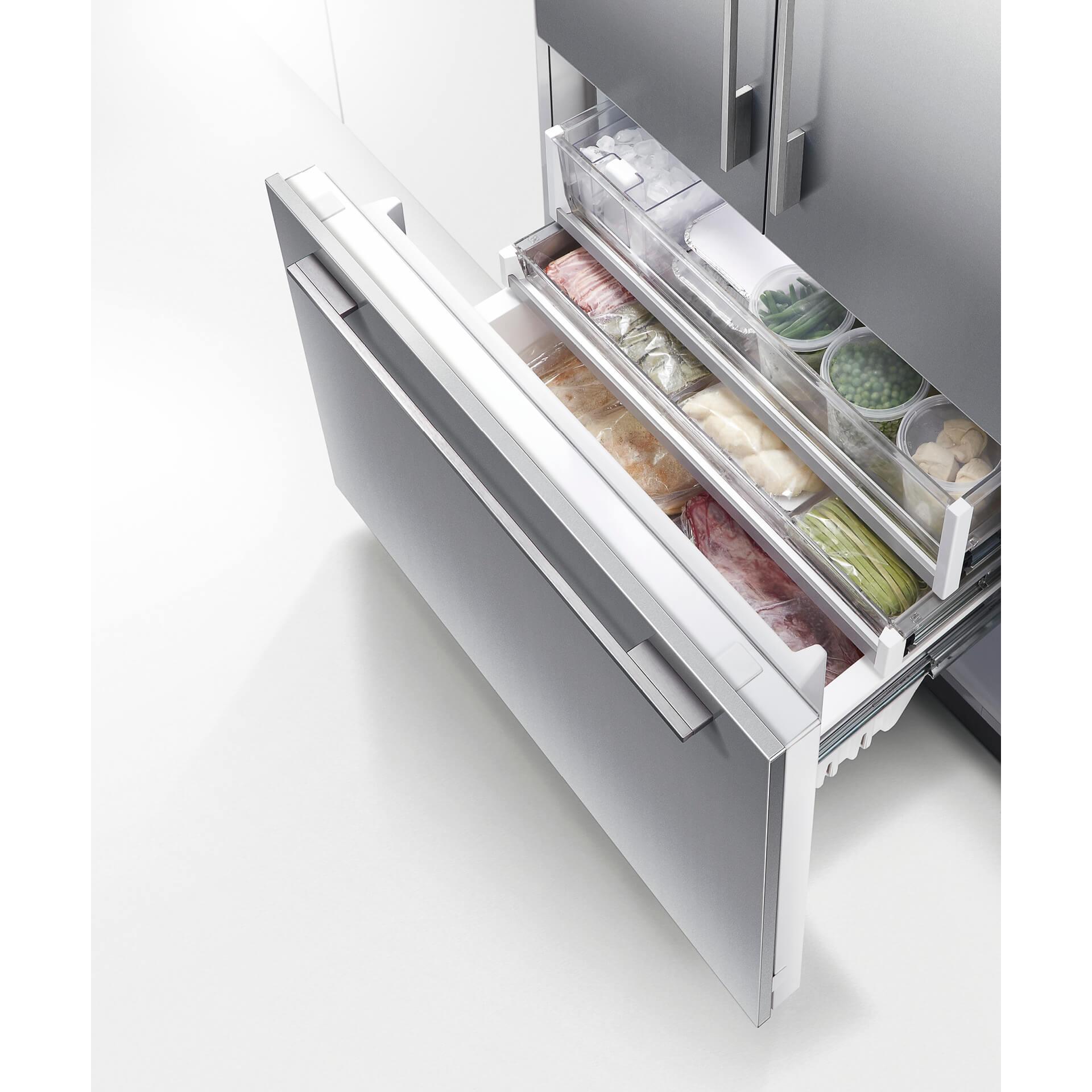  Fisher & Paykel 36-inch, 16.8 cu.ft. Built-in French 3-Door Refrigerator with ActiveSmart™ RS36A72U1NSP IMAGE 6