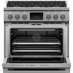  Fisher & Paykel 36-inch Freestanding Dual-Fuel Range with 6 Burners RDV3366LSP IMAGE 2