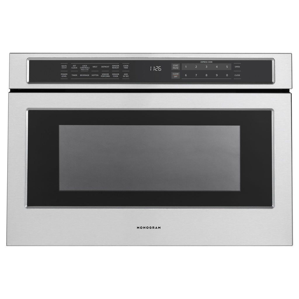  Monogram 24-inch, 1.2 cu.ft. Drawer Microwave Oven with 10 Cooking Modes ZWL1126SRSS IMAGE 1