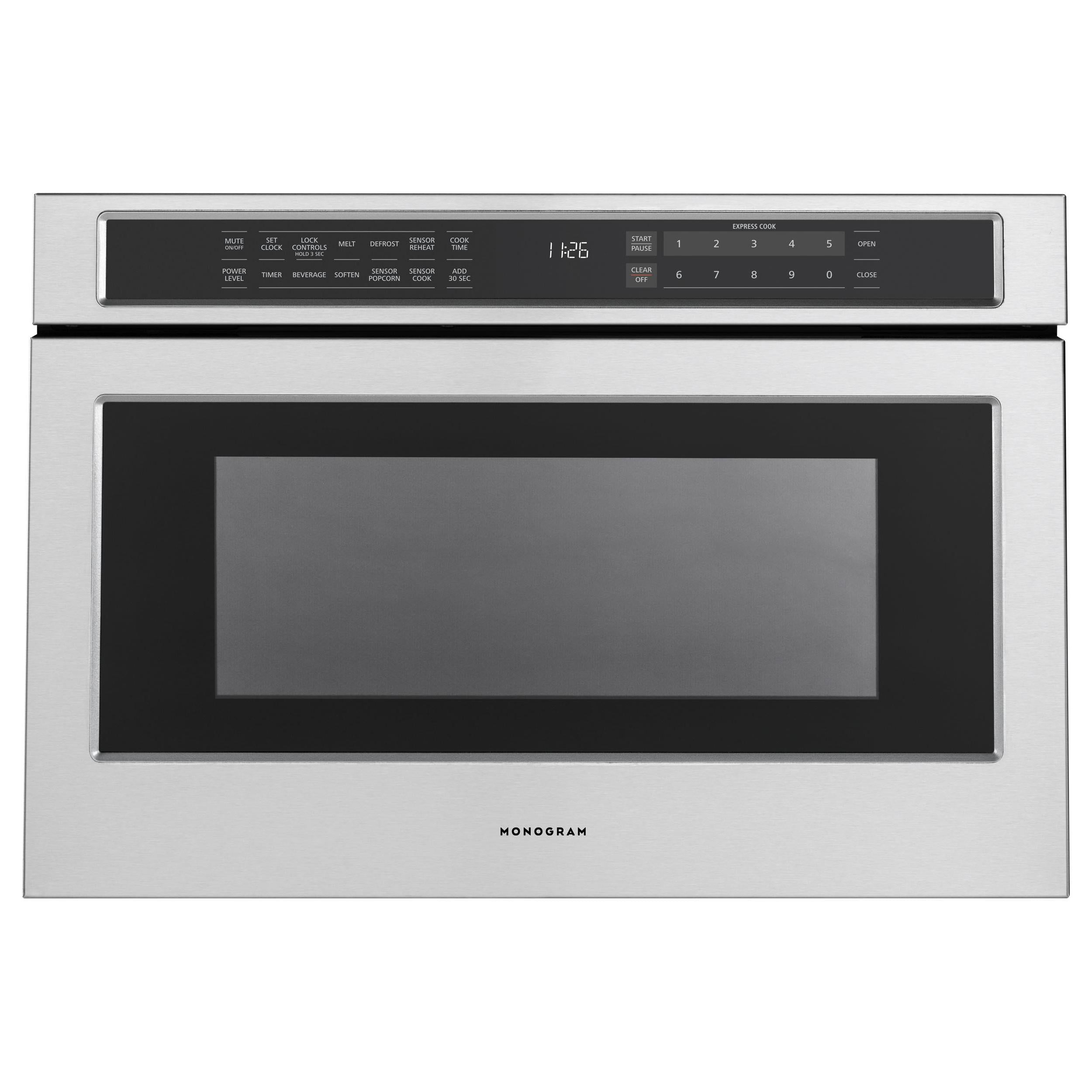 Monogram 24-inch, 1.2 cu.ft. Drawer Microwave Oven with 10 Cooking Modes ZWL1126SRSS IMAGE 1