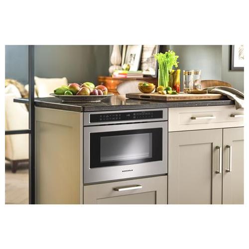  Monogram 24-inch, 1.2 cu.ft. Drawer Microwave Oven with 10 Cooking Modes ZWL1126SRSS IMAGE 7