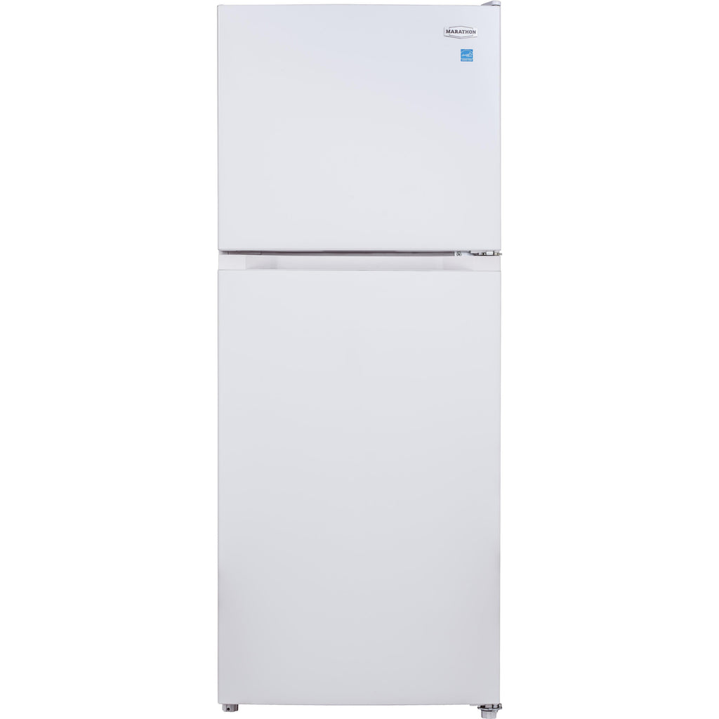  Marathon 24-inch, 10.4 cu.ft. Top Freezer Refrigerator with LED Lighting MFF103W IMAGE 1