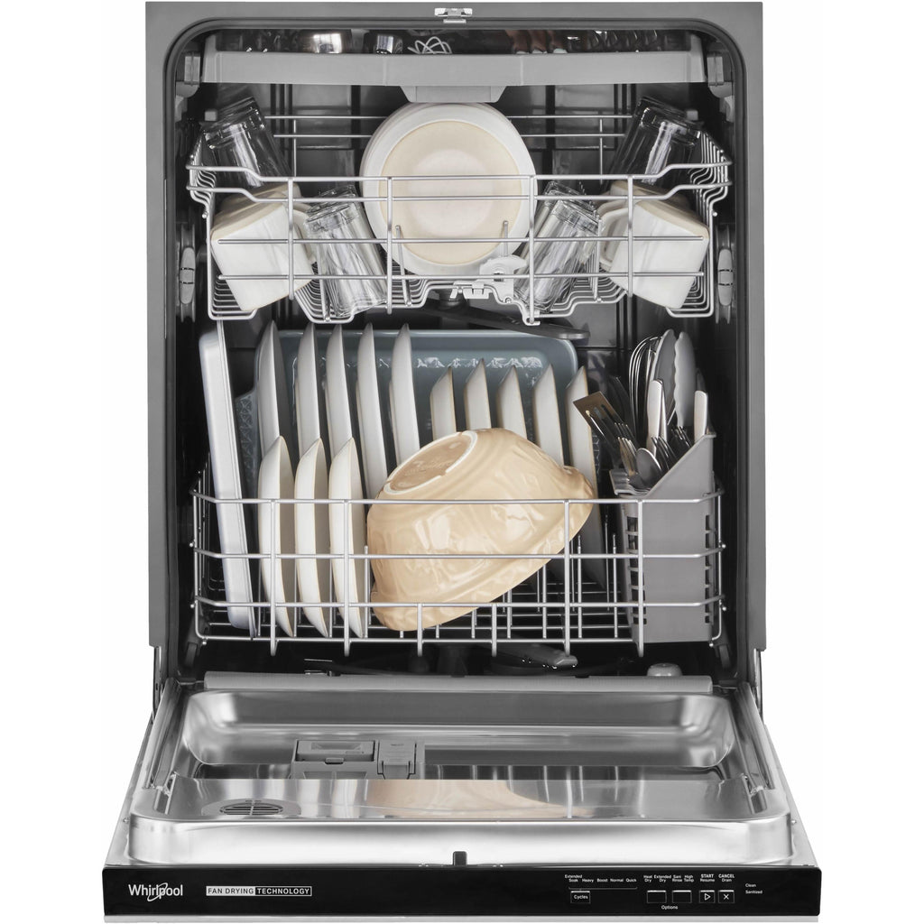  Whirlpool 24-inch Built-in Dishwasher with Boost Cycle WDP730HAMZ IMAGE 3