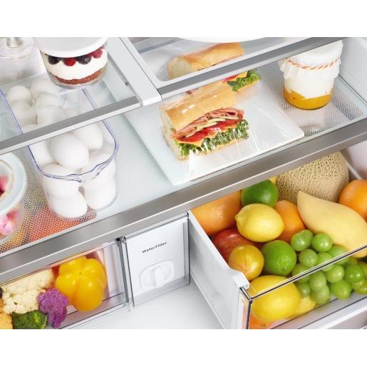  Dacor 36-inch, 22.8 cu. ft. Counter-Depth French 4-Door Refrigerator with Reveal™ Doors DRF36C500SR/DA IMAGE 8