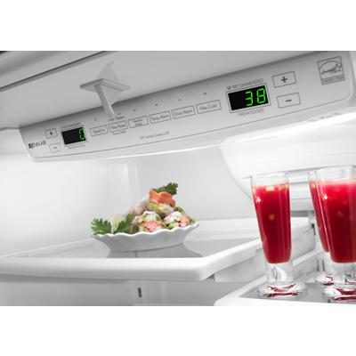  JennAir 36-inch, 19.8 cu. ft. Bottom Freezer Refrigerator with Ice and Water JBR2088WEM IMAGE 2